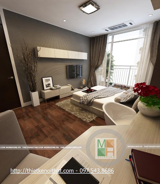 Thiết kế nội thất chung cư cao cấp KeangNam - Nhà Anh Trường
